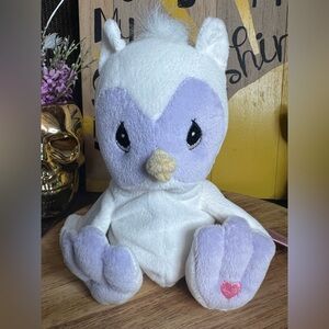 Enesco Precious Moments Tender Tails - White Owl w/Adoption Card (1998)